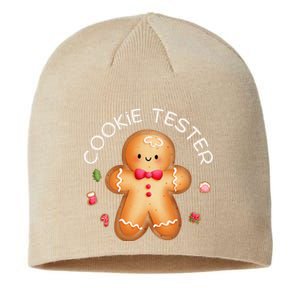 Funny Christmas Baking Team Cookie Tester Taster Baking Crew Sustainable Beanie