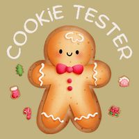 Funny Christmas Baking Team Cookie Tester Taster Baking Crew Cooling Performance Long Sleeve Crew