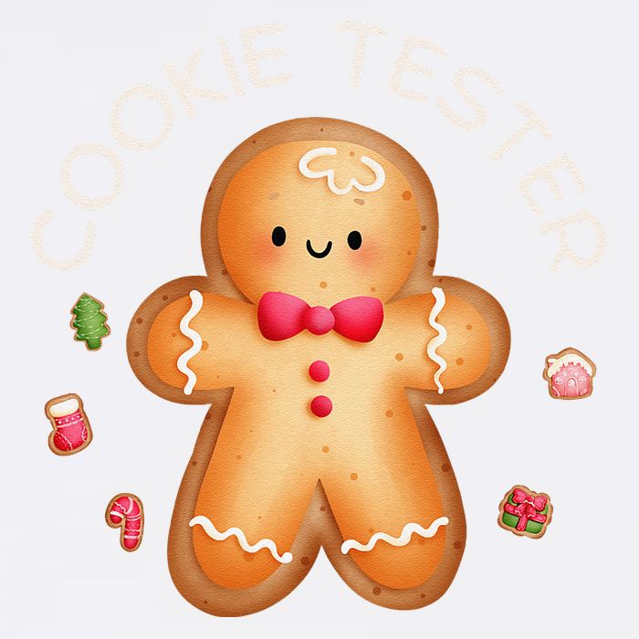Funny Christmas Baking Team Cookie Tester Taster Baking Crew Garment-Dyed Sweatshirt