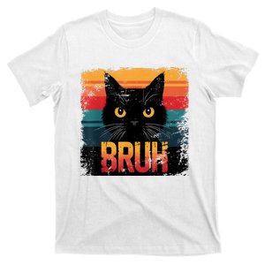 Funny Cat Bruh For Teens Boy Girl Women Meme Graphic T-Shirt