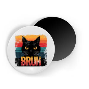 Funny Cat Bruh For Teens Boy Girl Women Meme Graphic Magnet