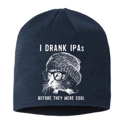 Funny Cat Beer for Wo Funny Cat Lover Gift Sustainable Beanie