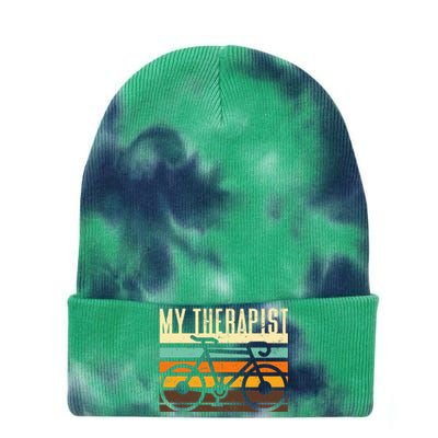 Funny Cycling Bicycle Tie Dye 12in Knit Beanie