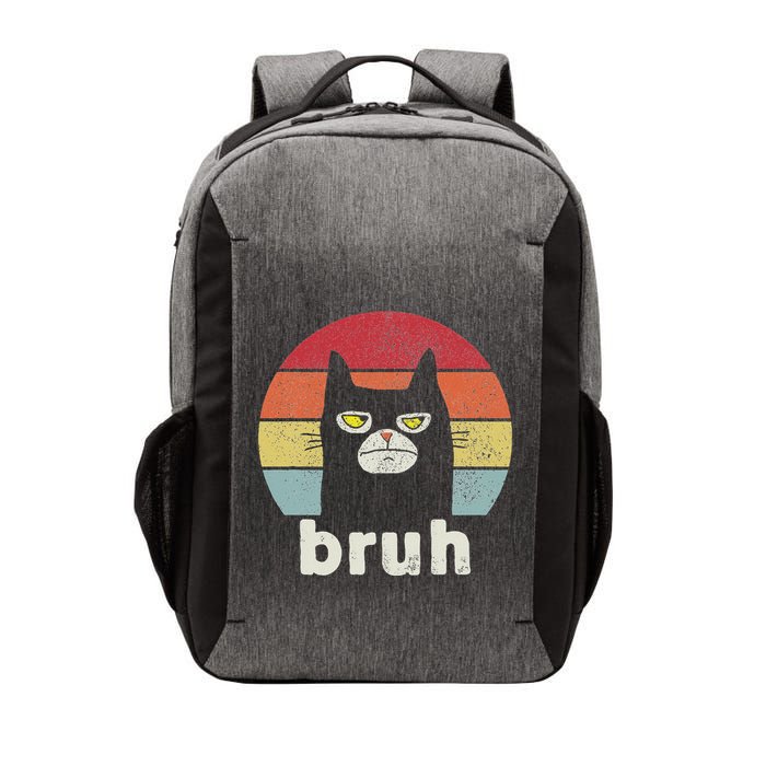 Funny Cat Bruh Teens Vector Backpack