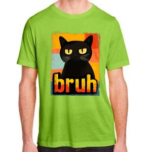 Funny Cat Bruh For Teens Meme Graphic Adult ChromaSoft Performance T-Shirt