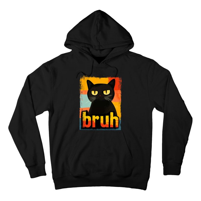 Funny Cat Bruh For Teens Meme Graphic Hoodie