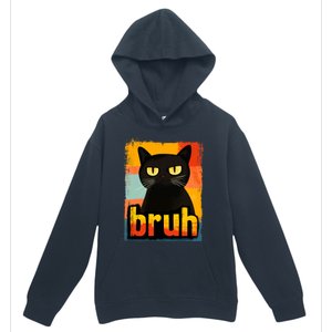 Funny Cat Bruh For Teens Meme Graphic Urban Pullover Hoodie