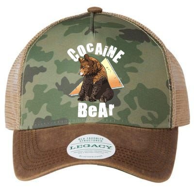 Funny Cocaine Bear Legacy Tie Dye Trucker Hat