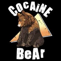 Funny Cocaine Bear Drawstring Bag