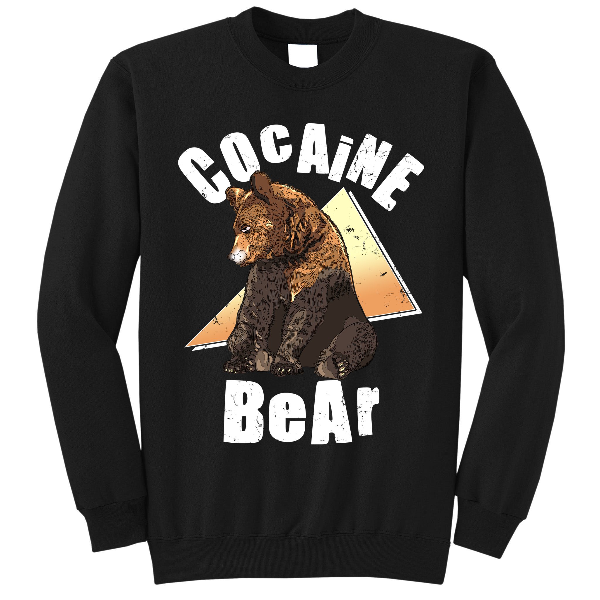 Funny Cocaine Bear Tall Sweatshirt