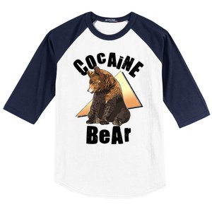 Funny Cocaine Bear Baseball Sleeve Shirt