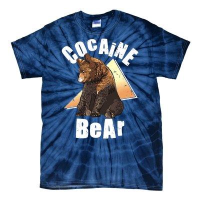 Funny Cocaine Bear Tie-Dye T-Shirt