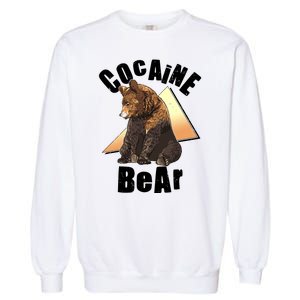 Funny Cocaine Bear Garment-Dyed Sweatshirt