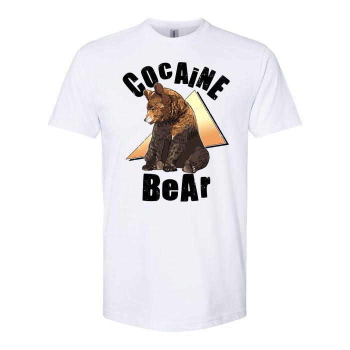 Funny Cocaine Bear Softstyle CVC T-Shirt