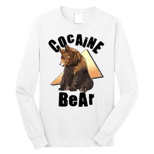 Funny Cocaine Bear Long Sleeve Shirt