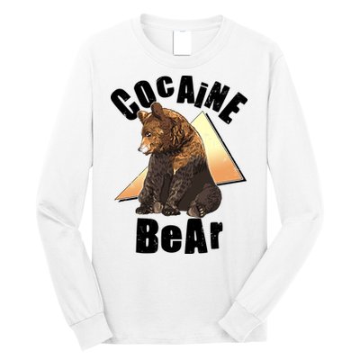 Funny Cocaine Bear Long Sleeve Shirt