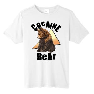 Funny Cocaine Bear Tall Fusion ChromaSoft Performance T-Shirt