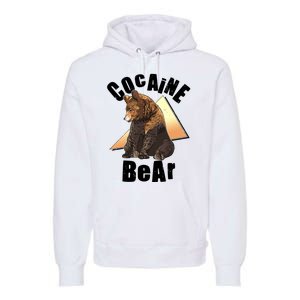 Funny Cocaine Bear Premium Hoodie