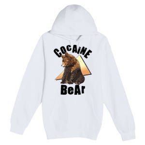 Funny Cocaine Bear Premium Pullover Hoodie