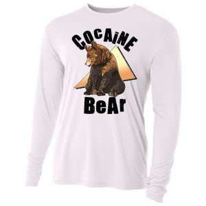 Funny Cocaine Bear Cooling Performance Long Sleeve Crew