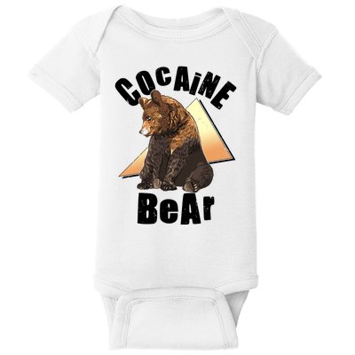 Funny Cocaine Bear Baby Bodysuit