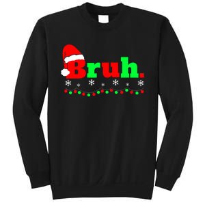 Funny Christmas Bruh Sweatshirt