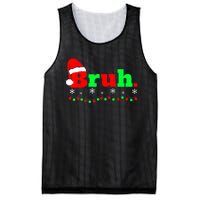 Funny Christmas Bruh Mesh Reversible Basketball Jersey Tank