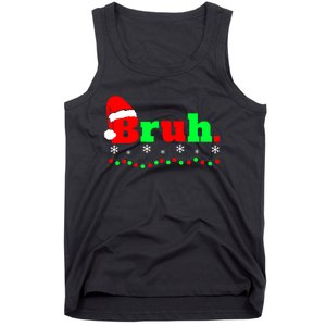 Funny Christmas Bruh Tank Top