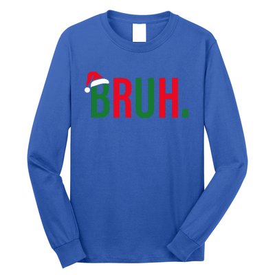 Funny Christmas Bruh Xmas  Long Sleeve Shirt