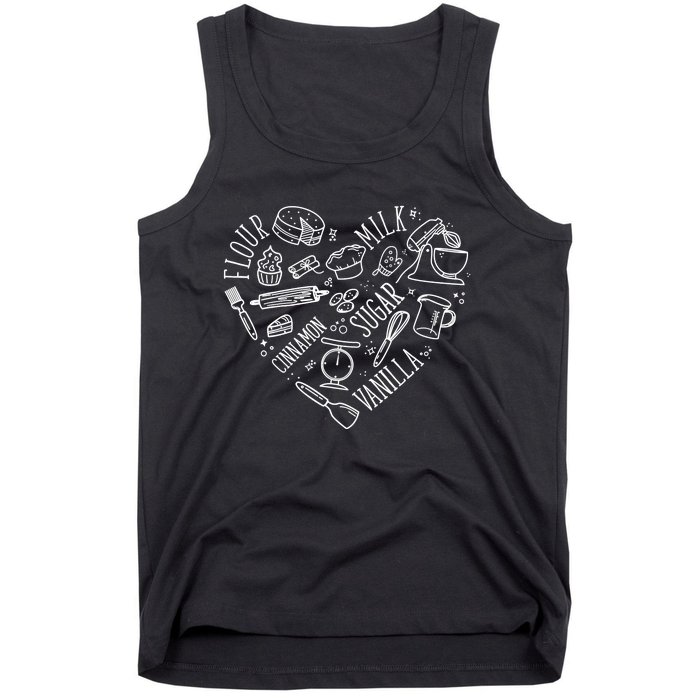 Funny Cookie Baking Love Baker Lover Best Baking Tank Top