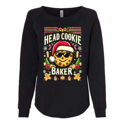 Funny Christmas Baking Festive Xmas Quote Head Cookie Baker Gift Womens California Wash Sweatshirt