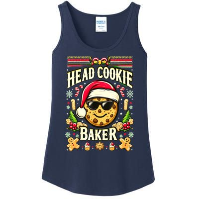 Funny Christmas Baking Festive Xmas Quote Head Cookie Baker Gift Ladies Essential Tank