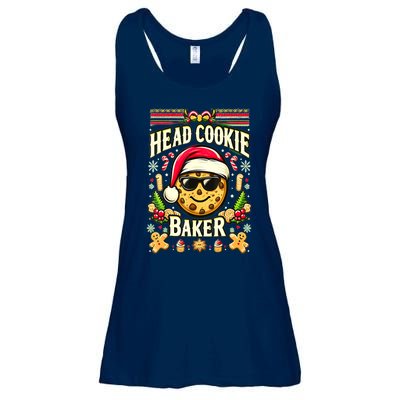 Funny Christmas Baking Festive Xmas Quote Head Cookie Baker Gift Ladies Essential Flowy Tank