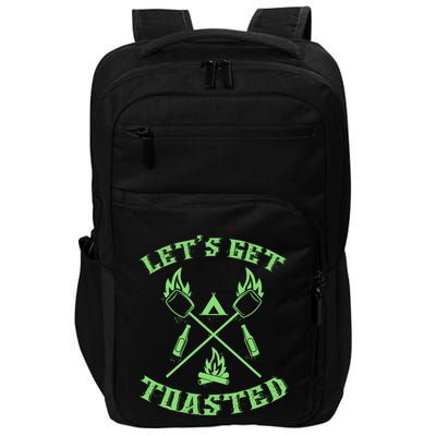 Funny Camping Beer Er Camper Lets Get Toasted Great Gift Impact Tech Backpack