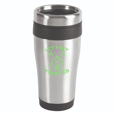 Funny Camping Beer Er Camper Lets Get Toasted Great Gift 16oz Travel Tumbler