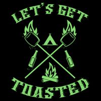 Funny Camping Beer Er Camper Lets Get Toasted Great Gift Youth Performance Sprint T-Shirt
