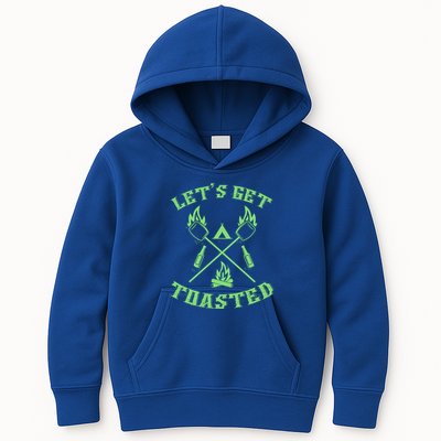 Funny Camping Beer Er Camper Lets Get Toasted Great Gift Kids Hoodie