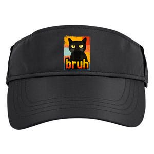 Funny Cat Bruh For Teens Meme Graphic Adult Drive Performance Visor