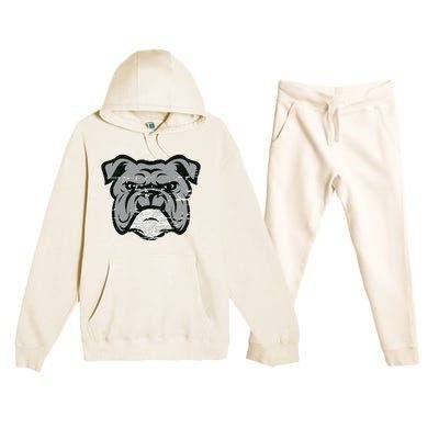 Funny Cool Bulldog Dog Lover Gifts Idea Premium Hooded Sweatsuit Set