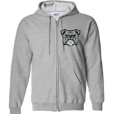 Funny Cool Bulldog Dog Lover Gifts Idea Full Zip Hoodie