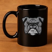 Funny Cool Bulldog Dog Lover Gifts Idea 11oz C Handle Ceramic Mug