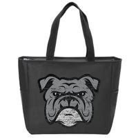 Funny Cool Bulldog Dog Lover Gifts Idea Zip Tote Bag