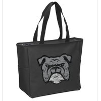 Funny Cool Bulldog Dog Lover Gifts Idea Zip Tote Bag