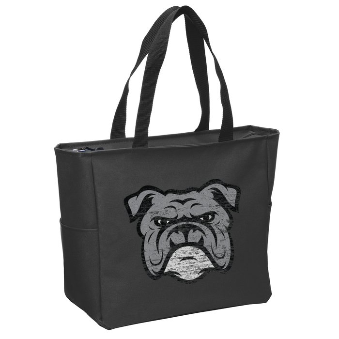 Funny Cool Bulldog Dog Lover Gifts Idea Zip Tote Bag