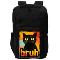 Funny Cat Bruh Meme Graphic Impact Tech Backpack