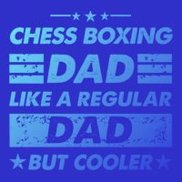 Funny Chess Boxing Dad Like A Regular Dad But Cooler Gift Full-Length Apron With Pockets