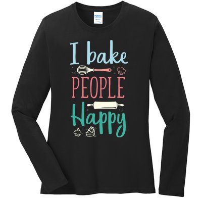 Funny Cookie Baking Love Baker Lover Best Baking Ladies Long Sleeve Shirt