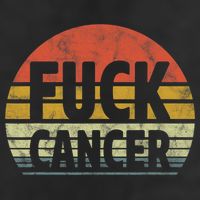 Fuck Cancer Breast Cancer Awareness Gift Retro Distressed Hat