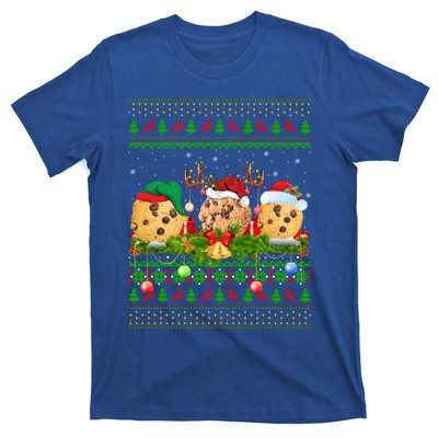 Funny Cookie Biscuit Lover Xmas Santa Ugly Cookie Christmas Funny Gift T-Shirt