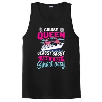 Funny Cruising Cruise Queen Classy Sassy Smart Assy Gift PosiCharge Competitor Tank